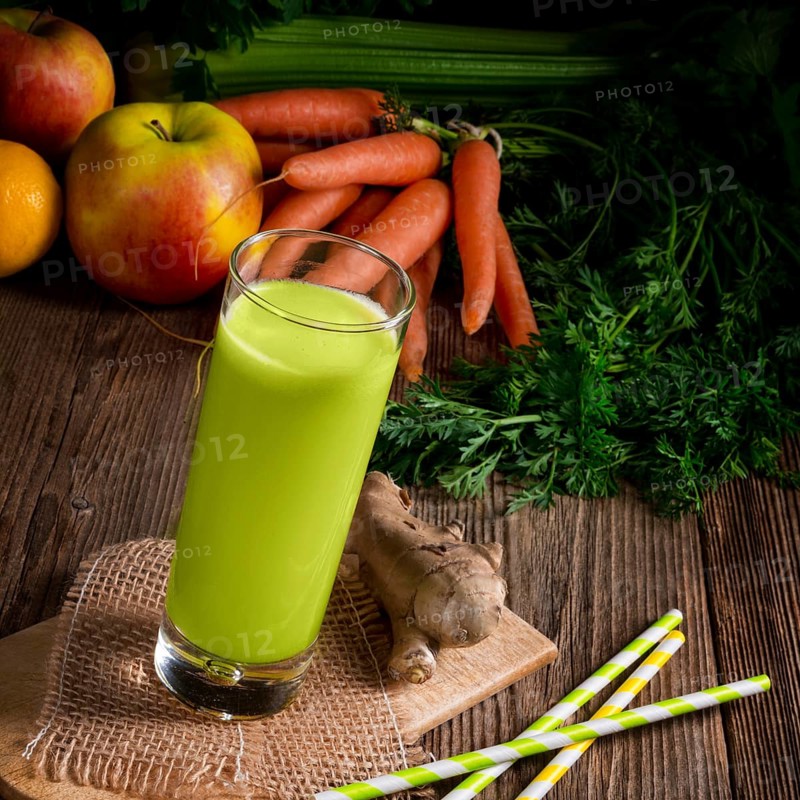 Freshly squeezed celery juice