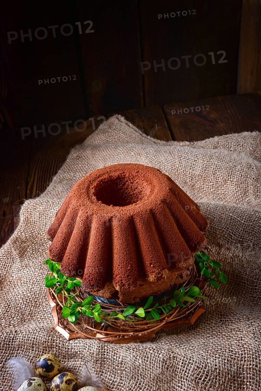 Delicious chocolate babka