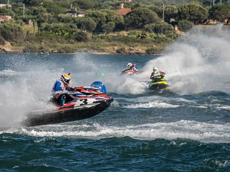 Olbia, Italy - September 16 - 20192 Aquabike world Championship gran prix of Italy