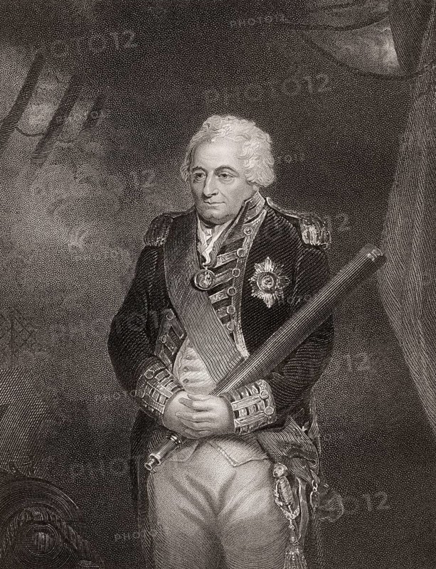 Admiral of the Fleet John Jervis, 1st Earl of St Vincent, 1735-1823, admiral in the Royal Navy