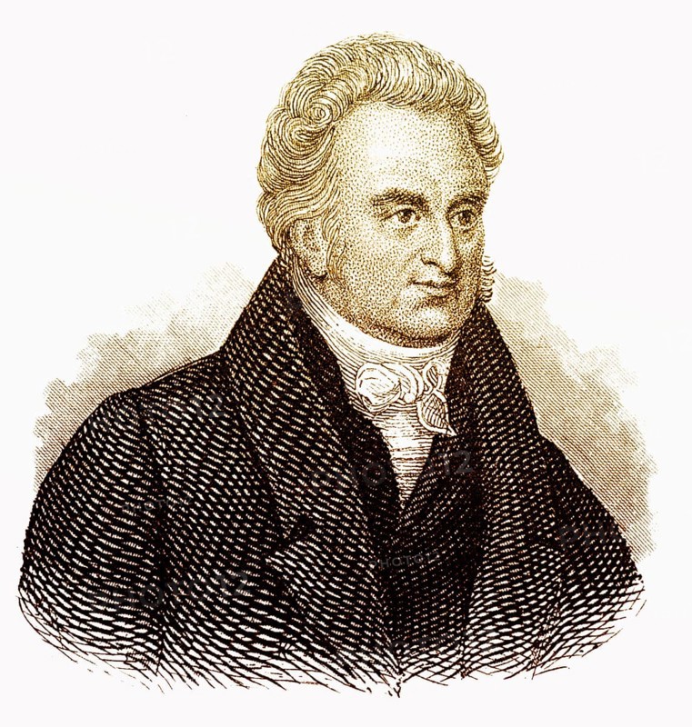 Portrait of William Roscoe, 1753 - 1831, an English historian and writer, Portrait von William Roscoe, 1753 - 1831, ein englischer Historiker und Schriftsteller
