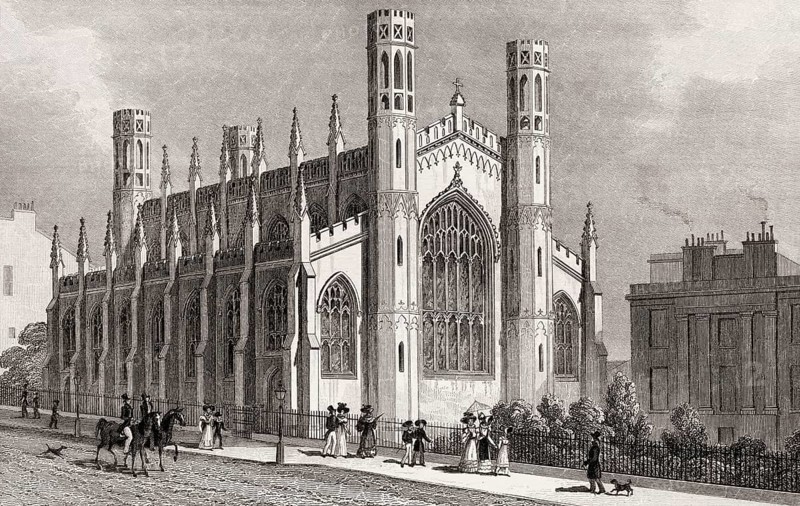 St Paul's Chapel, York Place, Edinburgh, Scotland, 19th century, from Modern Athens by Th. H. Shepherd