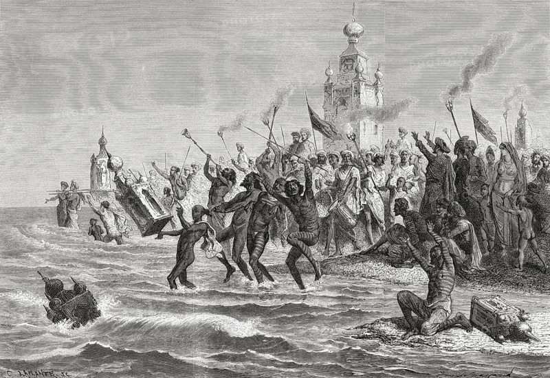 Celebrating Moharum Festival in Bombay, Maharashtra, India, Asia