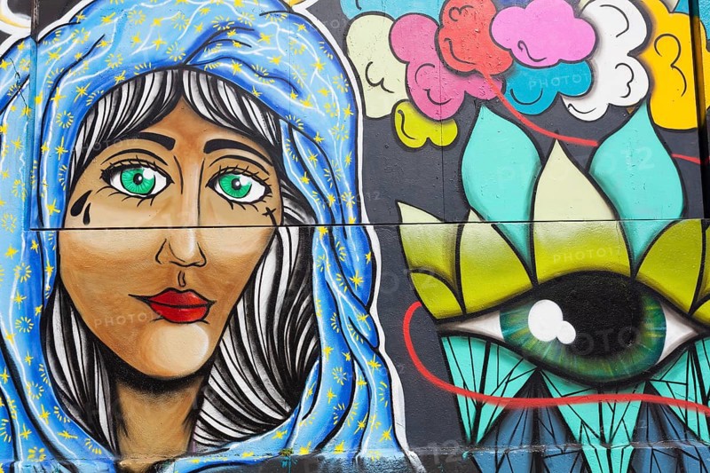 Graffiti in La Rochelle, Charente-Maritime, France