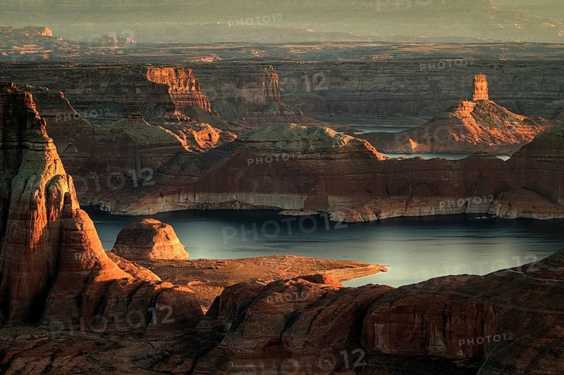 USA Arizona Alstrom Point in sunset