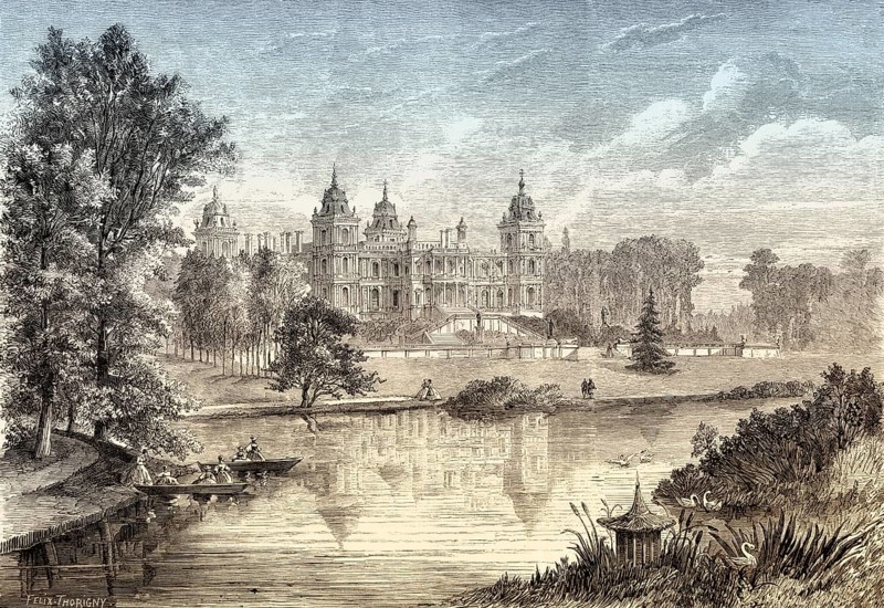 Château de Ferrières, built between 1855 and 1859 for Baron James de Rothschild in the Goût Rothschild