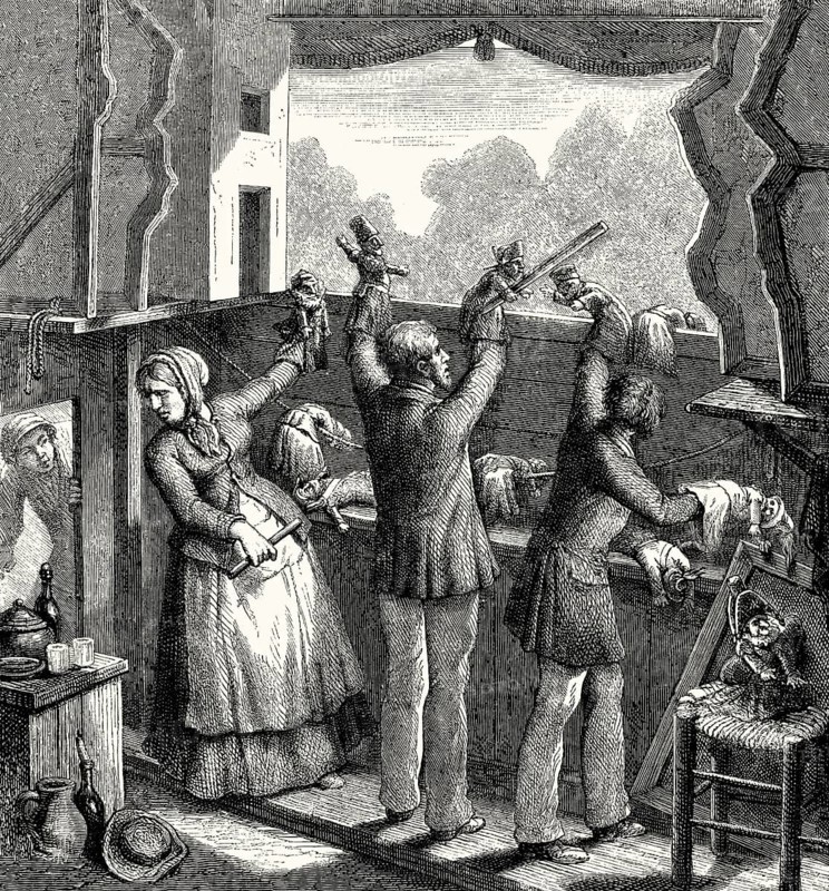 Le Théâtre de Guignol, French puppet show, 19th century