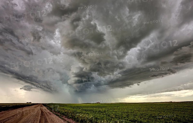 Storm Clouds Canada warning ominous skies Saskatchewan