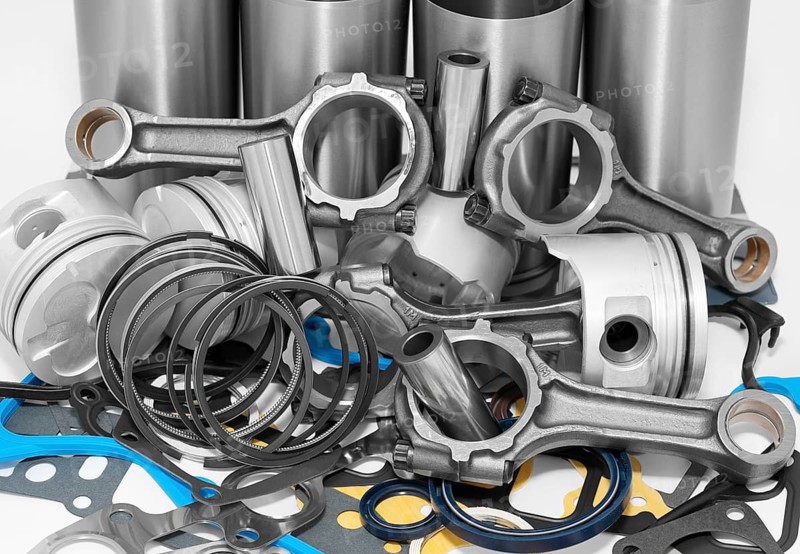 A lot of different auto spare parts