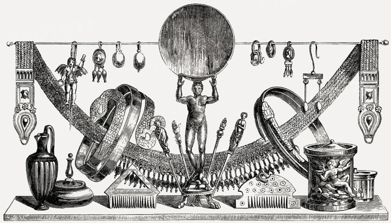 Ancient Roman women's jewelry