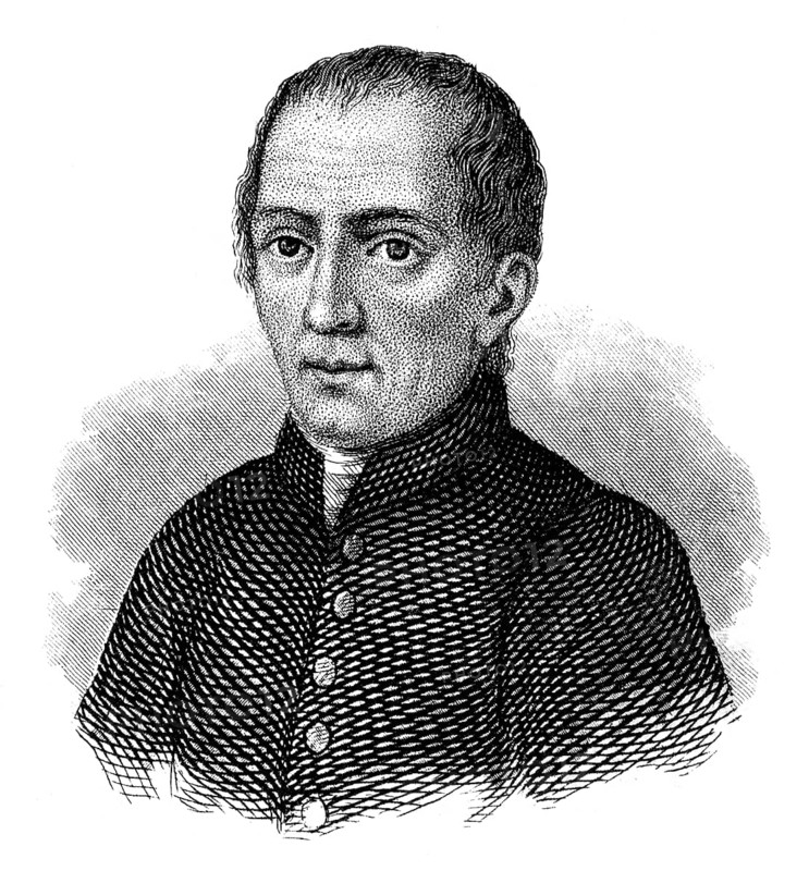 Portrait of György Pray or George Pray, 1723 - 1801, a Hungarian Jesuit Abbot, historian, Portrait von György oder Georg Pray, 1723 - 1801, ein ungarischer Historiker und Jesuit