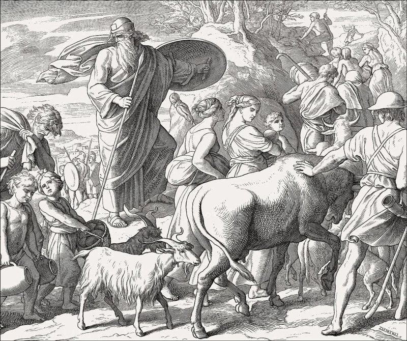 Mattathias' Followers, Old Testament, by Julius Schnorr von Carolsfeld