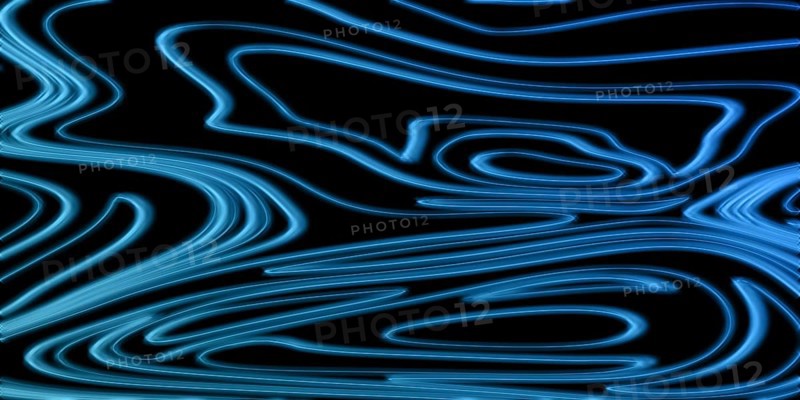 Neon Glow blue lines on a dark background, Glowing background