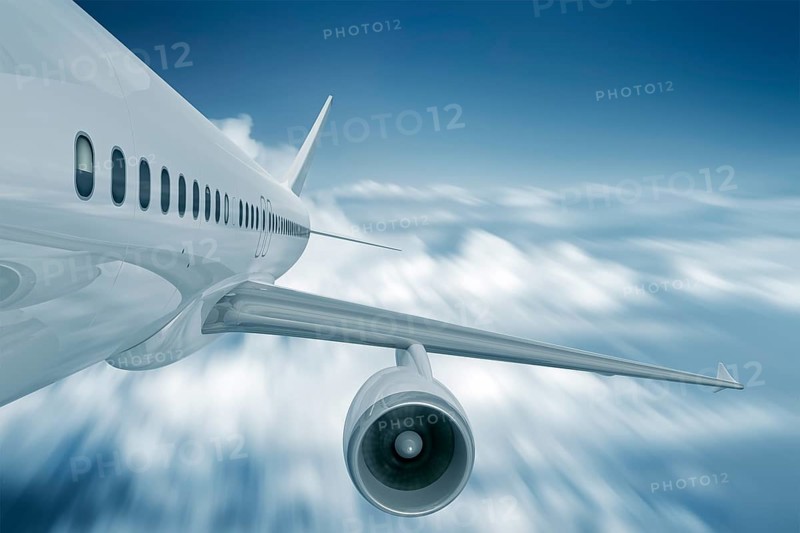 An image of a plane turbine