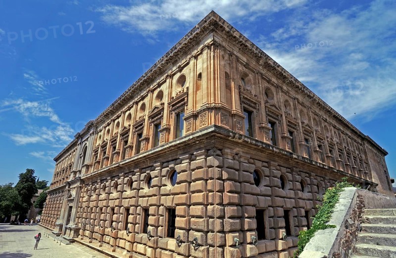 Spain, Andalusia, Granada, Alhambra, Palace of Charles V