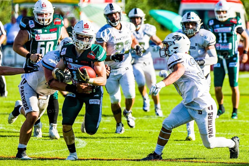 CEFL Bowl, 25 June 2022, Shwaebish HallSchwäbisch Hall Unicorns, RB # 15 Lars Kozlowski