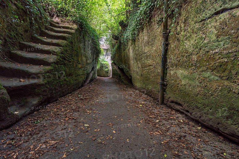 Mysterious hike through the tunnel in Goldbach near Uberlingen on Lake Constance