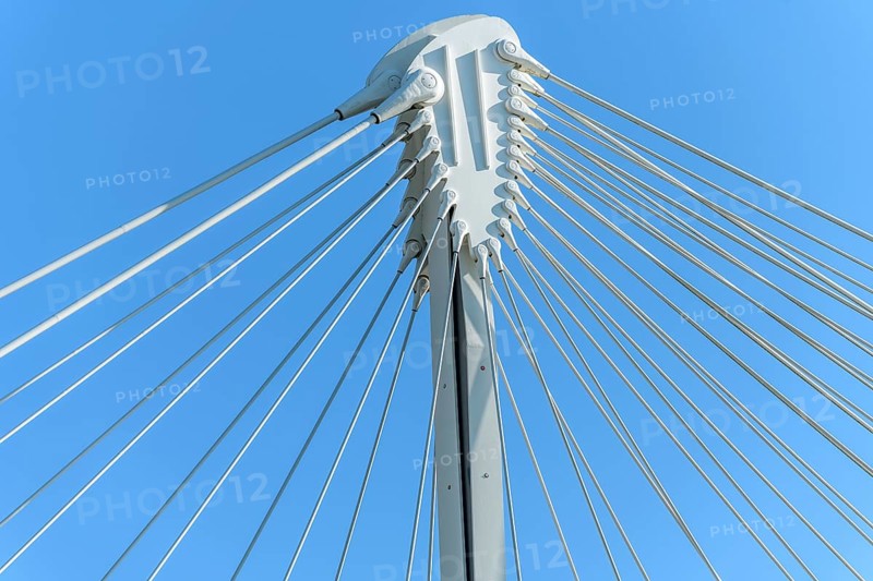 The Deux-Rives footbridge between Germany and France in Kehl and Strasbourg, a symbol of cross-border cooperation. Bas-Rhin, Collectivite europeenne d'Alsace, Grand Est