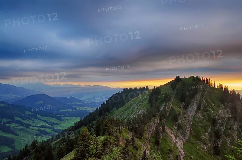 Light and weather mood at the Seelekopf, Nagelfluhkette, Allgäu