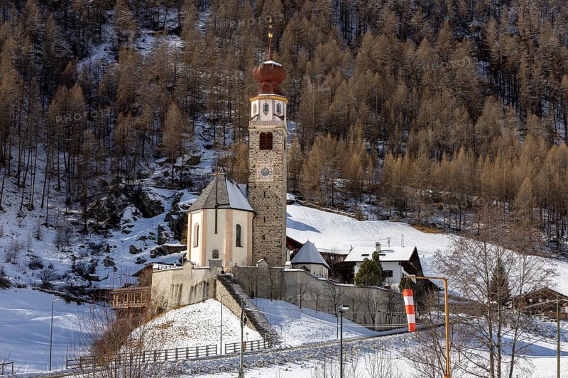 Pilgrimage Church of Our Lady, Madonna, Val Senales, South Tyrol, Italy