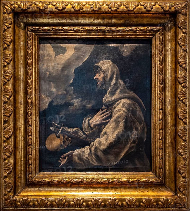 El Greco, San Francisco in ecstasy, 1594-1604, oil on canvas, Museo de Bellas Artes, Bilbao, Spain