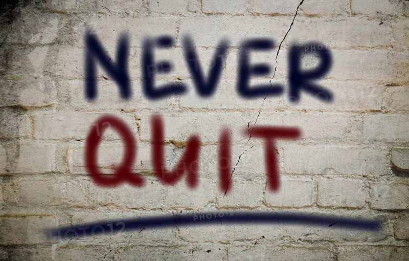 Never Quit Concept