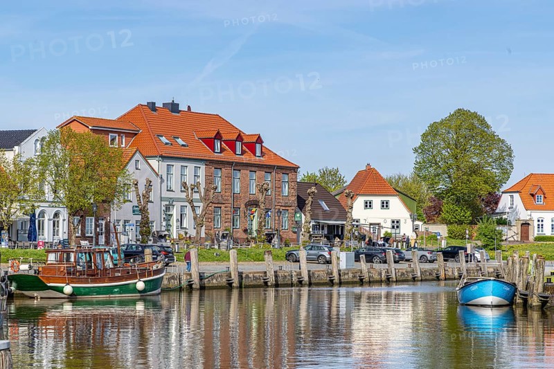 Tönning harbour, North Frisia, Schleswig Holstein, Germany