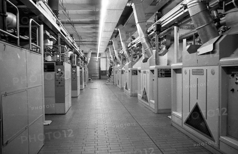 Jobs in a chocolate factory of the Coop Group 9.7.1974 in Dortmund, Germany