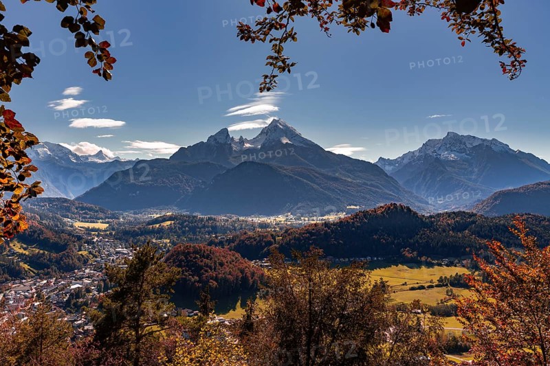Autumn at the Watzmann in Berchtesgadener Land, Bavaria, Germany