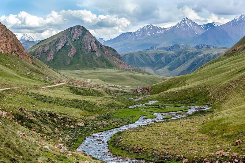 Majestic Tien Shan mountains, Kirgizstan