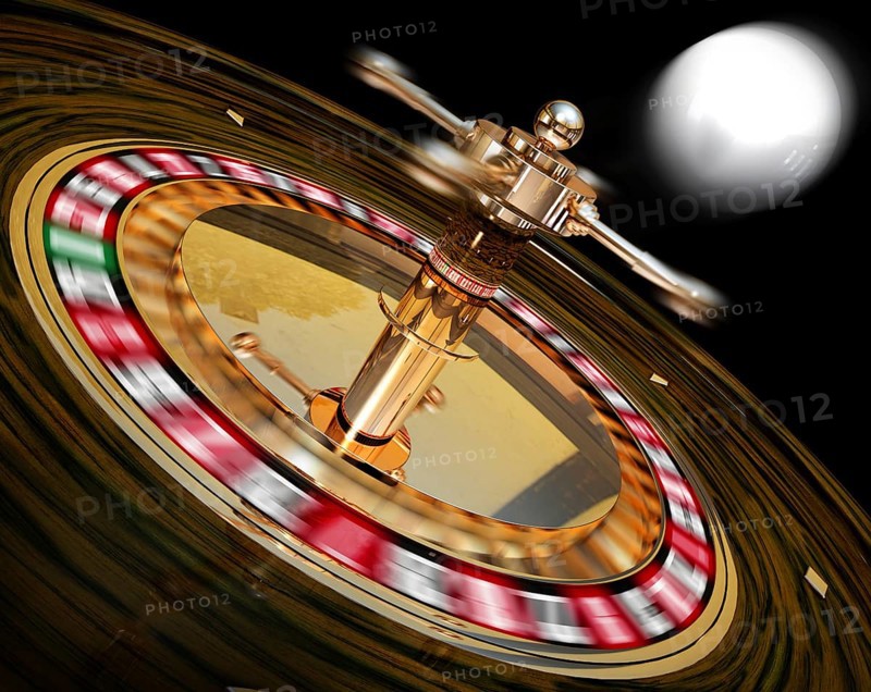 high resolution 3D rendering of a roulette concept