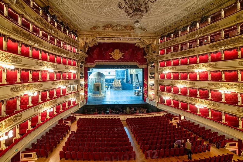 Milan Italy. Teatro alla Scala Opera House