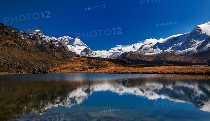 Zermatt, Matterhorn, Stellisee. Switzerland