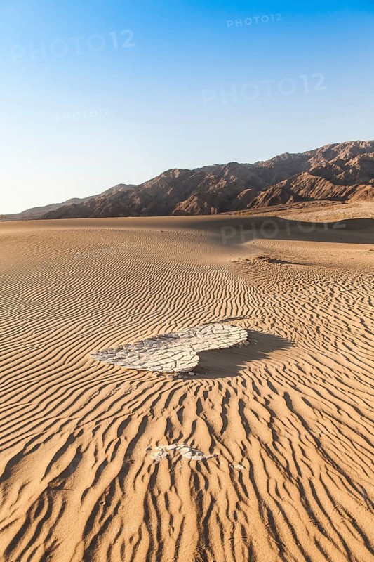 Sand dunes of Mesquite Flat in Death Valley Desert - California