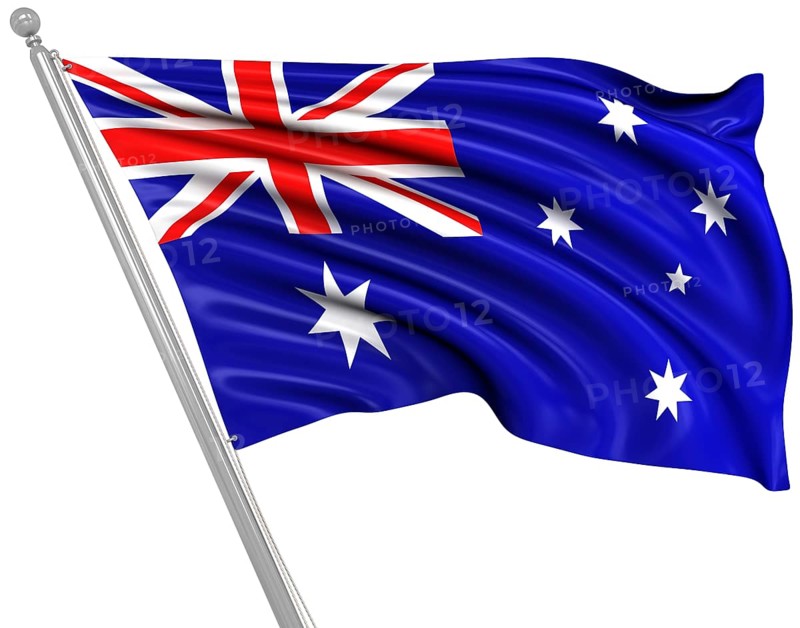 Flag of Australia, This is a computer generated and 3d rendered picture