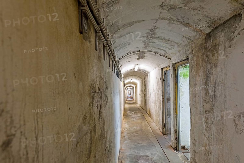 Air-raid shelters on the island of Helgoland, Schleswig-Holstein, Germany