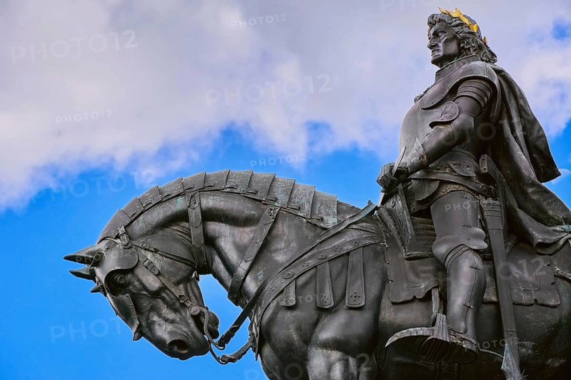 King Matthias Corvin Statue in Cluj-Napoca, Romania Cluj-Napoca, Romania