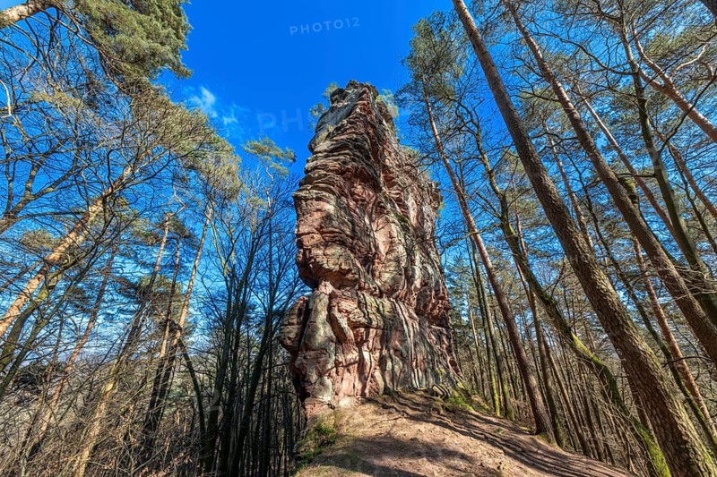 Geiersteinfelsen, Geierstein, Palatinate Forest, Bruchweiler-Bärenbach, Rhineland-Palatinate, Germany