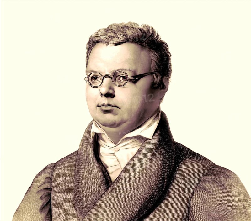 Friedrich Arnold Brockhaus, 1772 – 1823, German encyclopedia publisher and editor, digitally altered