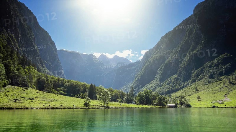 An image of the beautiful Koenigssee in Bavaria Germany