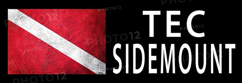 Tec Sidemount, Diver Down Flag, Scuba flag, Scuba Diving