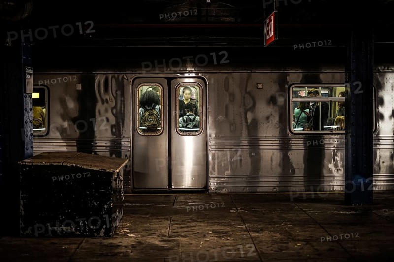 New York subway image. Shooting Location: New York, Manhattan