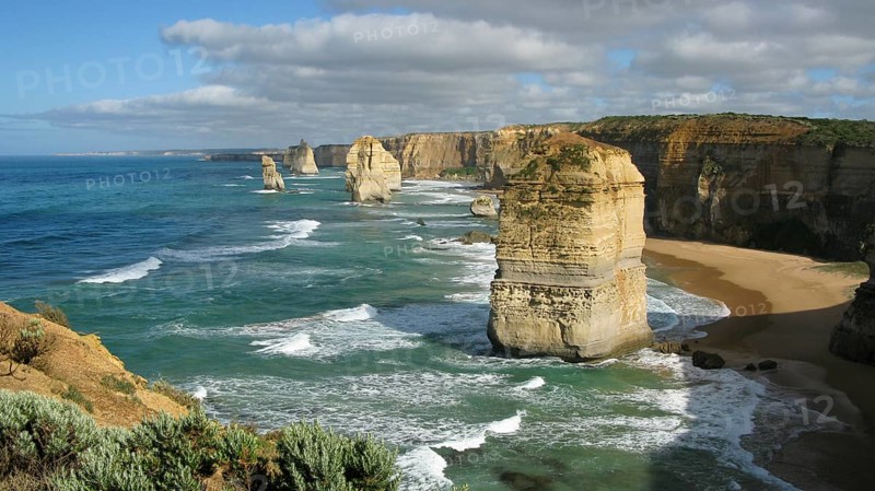 12 apostles on the great ocean road in victoria, australia, Australia