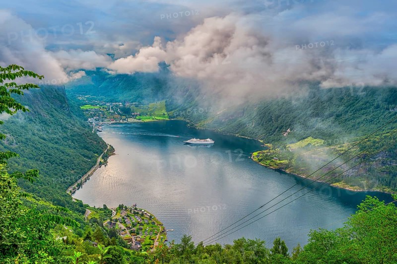 Geirangerfjord, Geiranger, Møre og Romsdal County, Norway