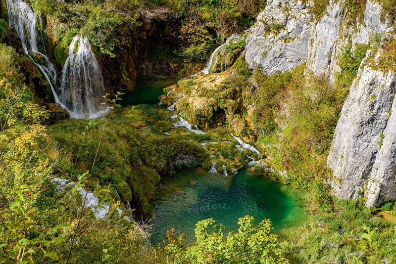 Sastavci Waterfalls in Plitvice Lakes National Park (Plitvi?ka Jezera), Croatia