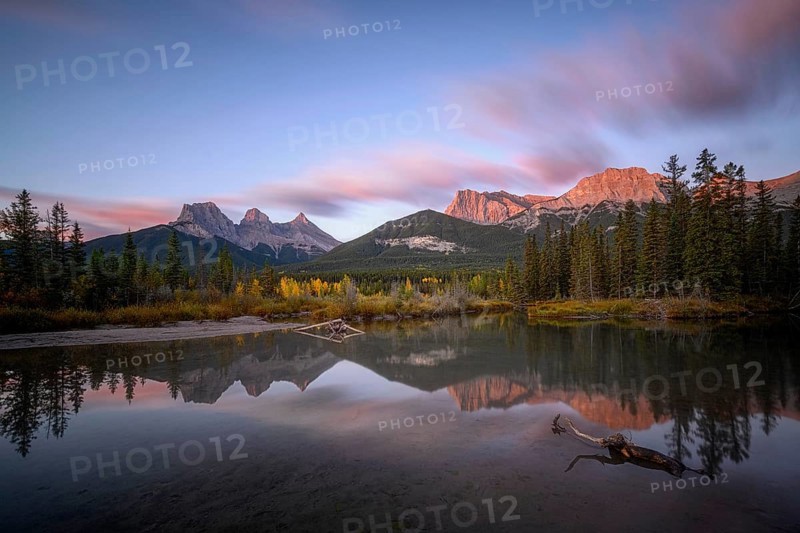 The Three Sisters Alberta Bannf National Park