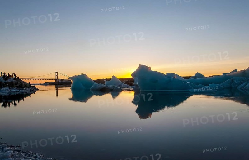 The Glacier Lagoon Jökulsarlon in Iceland, Europe, Iceland
