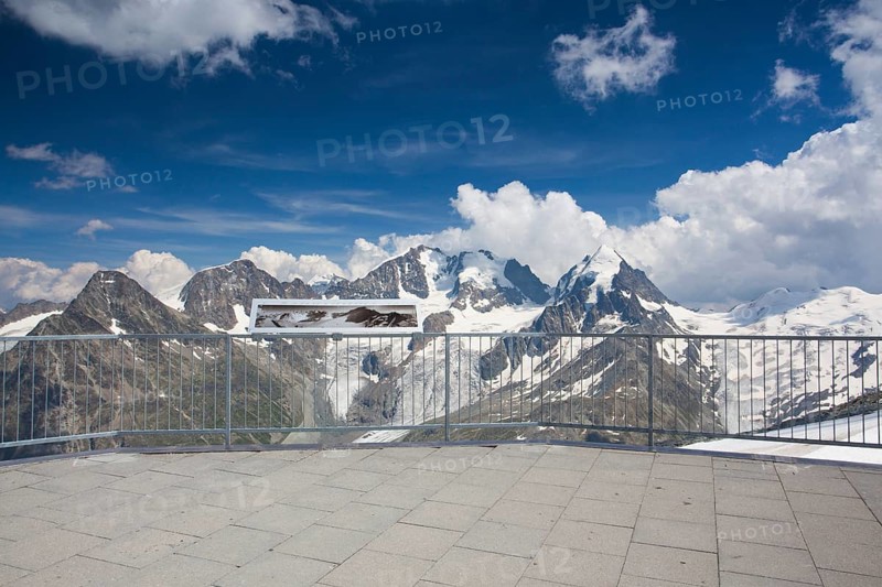 Mountain view from Piz Corvatsch (St. Moritz, Switzerland)