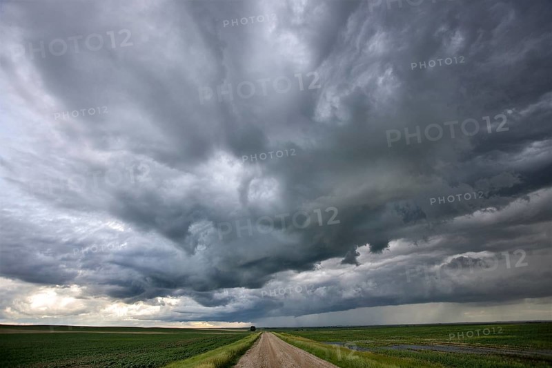 Prairie Storm Clouds Canada Saskatchewan Dramatic Summer