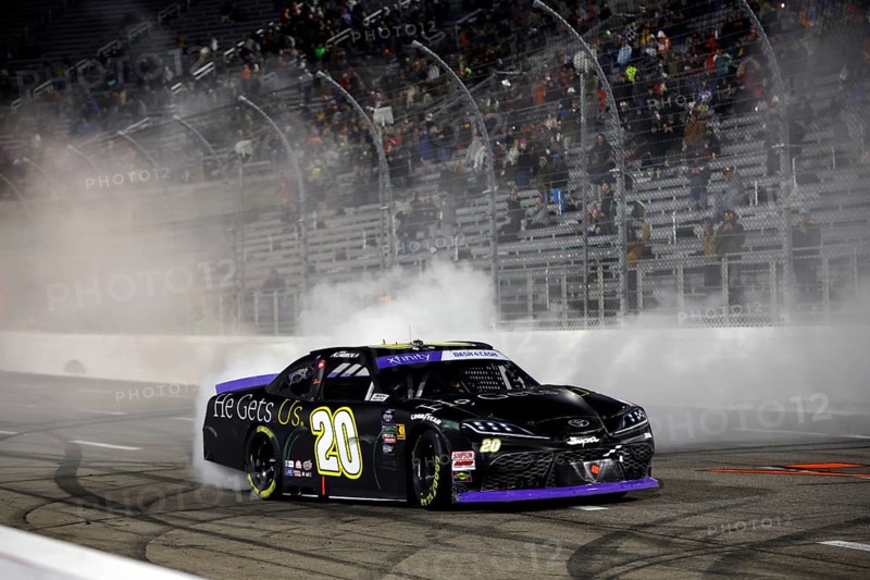 NASCAR Xfinity Series driver, ARIC ALMIROLA wins the DUDE Wipes 250 in Martinsville, VA, USA